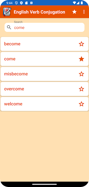 English Verb Conjugation Screenshot 3
