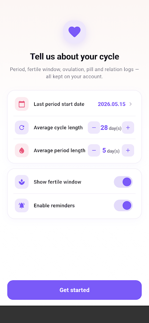 MomoCalendar - Period Tracker Screenshot 3