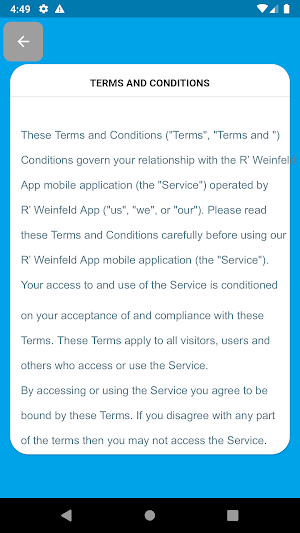 R' Weinfeld Screenshot 2