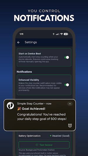 Pedometer & Step Counter Screenshot 1