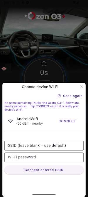 OZON O3+ Screenshot 2