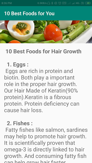 10 Best Foods for You Screenshot 3