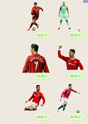 Cristiano Ronaldo Stickers Screenshot 2