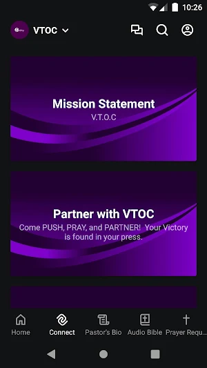 Victory Temple Outreach Center Screenshot 1