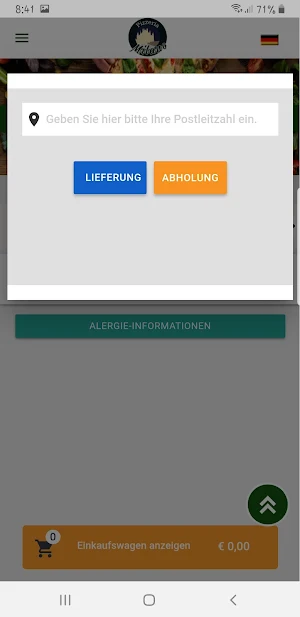 Pizzeria Milano Löhne Screenshot 2