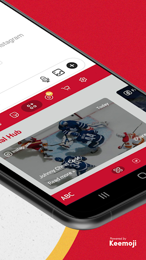 Calgary Flames Keyboard Screenshot 1