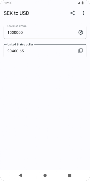 SEK to USD Screenshot 0