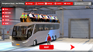 Dangerous Road : Bus Driving Screenshot 2