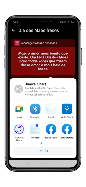mensagem dos dia das mães Screenshot 2