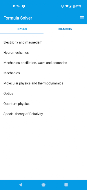 Formula Solver Screenshot 0
