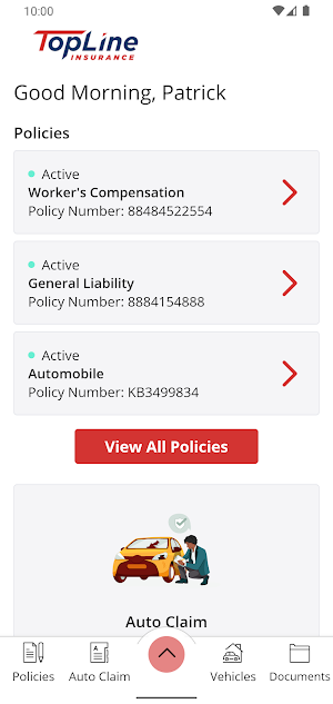 TopLine Insurance Screenshot 1