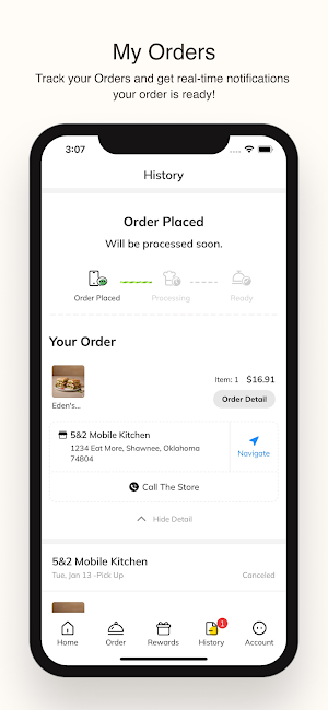 5&2 Mobile Kitchen Screenshot 2