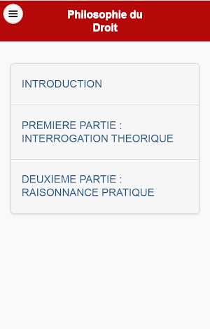 Philosophie du Droit Screenshot 0