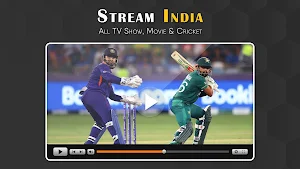 Stream India - Live Cricket TV Screenshot 1