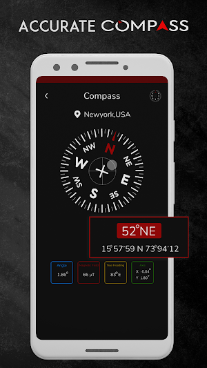 Digital Compass & Qibla Finder Screenshot 0