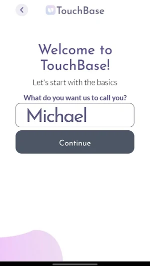 TouchBase Screenshot 2