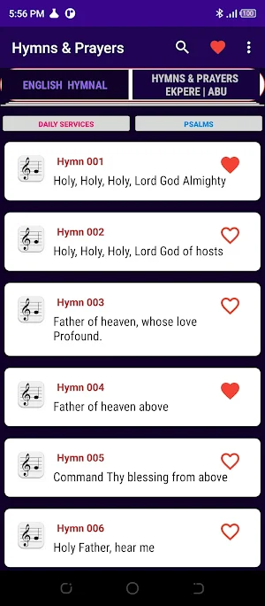 Anglican Hymns & Prayers Screenshot 0