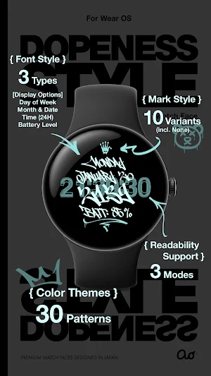DOPENESS Style Watch Face Screenshot 3