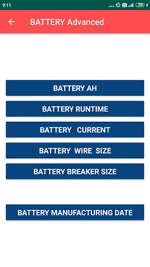 UPS Inverter Battery Backup Time Calculator TOTAL Screenshot 2