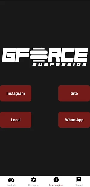 GFORCE Suspension Memory Screenshot 2