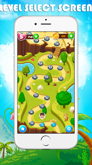 Juice match 3 puzzle Screenshot 1
