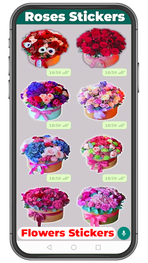 WAStickerApps Flowers Screenshot 2