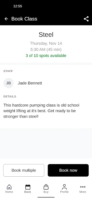 Black Label Fitness Screenshot 2