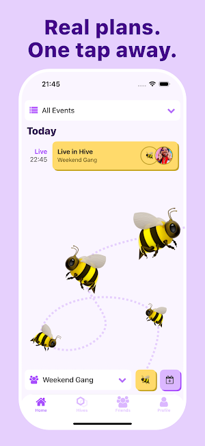 Hive - Fast Plans with Friends Screenshot 0