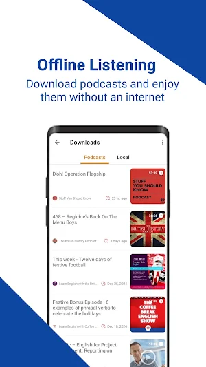 Learning English podcast Screenshot 1