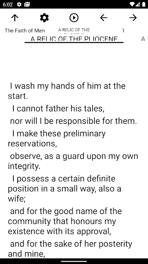 Book, The Faith of Men Screenshot 1