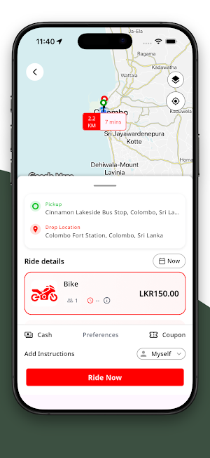 FitCabs Screenshot 2