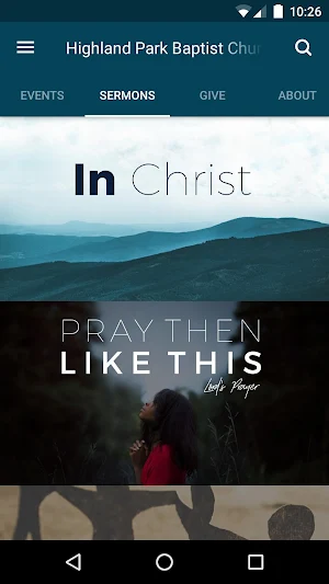Highland Park Baptist Church Screenshot 1