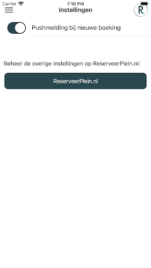 ReserveerPlein Screenshot 2