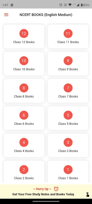 All Class Textbooks Screenshot 2