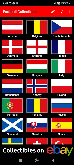 Football Collections Screenshot 0