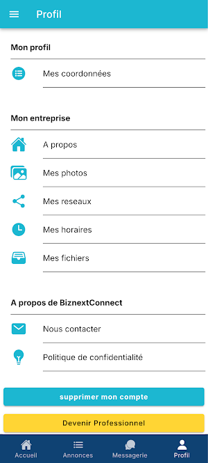 BizNextConnect Screenshot 2