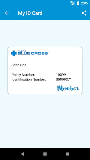 Pacific Blue Cross Mobile Screenshot 2
