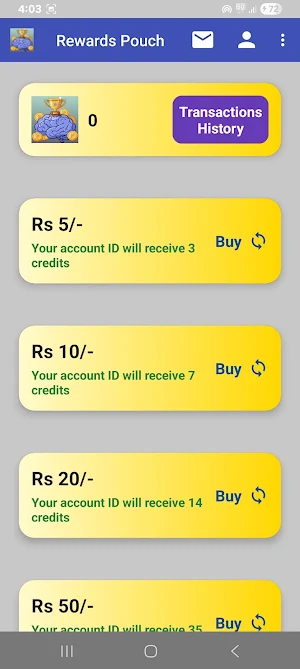 Rewards Pouch: Point Converter Screenshot 2