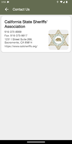 CA State Sheriffs' Association Screenshot 2