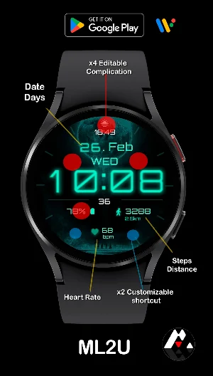 ML2U 199 Watch Face Screenshot 1
