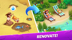 Merge Adventure: Travel Games Screenshot 1