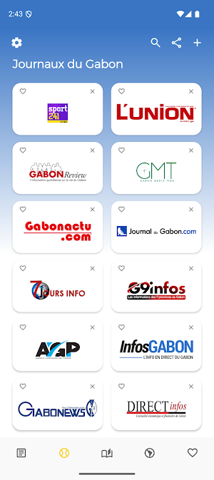 Journaux du Gabon Screenshot 1