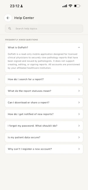 GoPathDx Screenshot 2