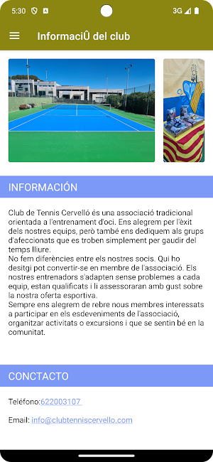 Cervelló Tennis Screenshot 3