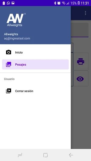 Allweights transportes Screenshot 2
