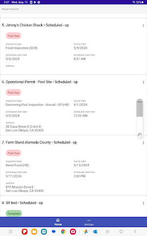 Environmental Health Mobile Screenshot 2