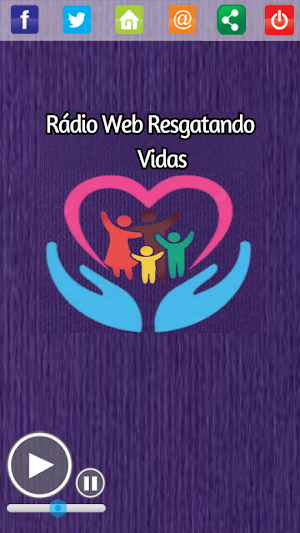 Web Rádio Resgatando Vidas Web Screenshot 1