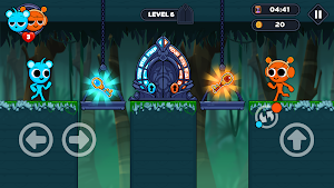 Stick Red Blue: Horror Escape Screenshot 2