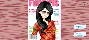 Magazine Cover Girl Dress Up Screenshot 2