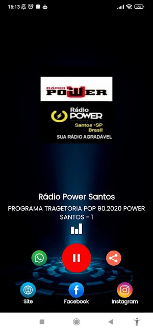 Rádio Power Santos Screenshot 0